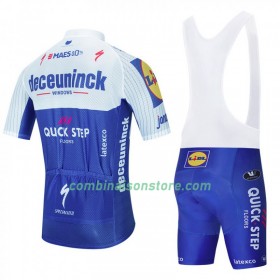 Combinaison Cycliste + Cuissard à Bretelles 2020 Deceuninck-Quick-Step N001